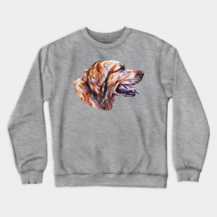 Cute Golden Retriever Face Crewneck Sweatshirt